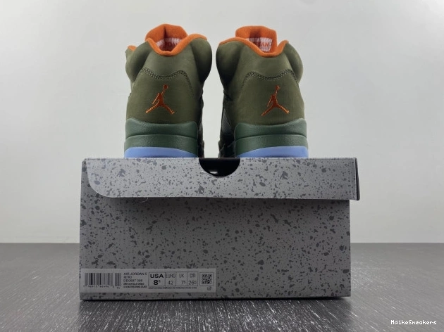 MaikeSneakers DD0587-308 Air Olive Jordan 5 0722